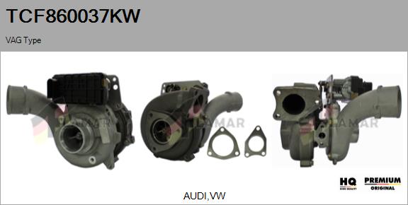 Charger, charging (supercharged/turbocharged) (TCF860037KW)