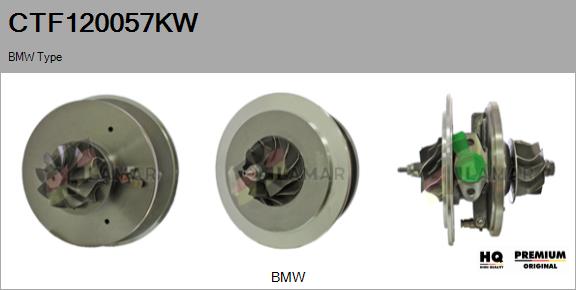 Core assembly, turbocharger (CTF120057KW)