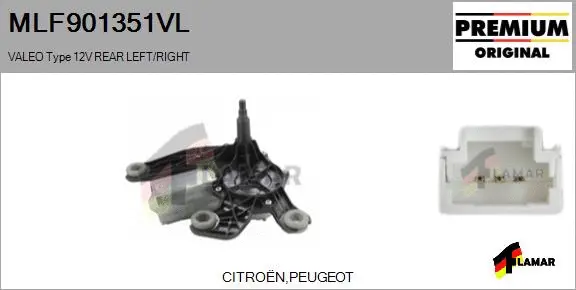 Wiper Motor (MLF901351VL)