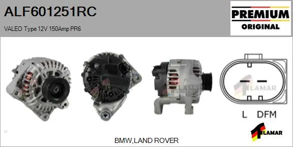 Alternator (ALF601251RC)