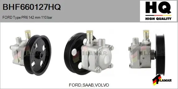 Hydraulic Pump, steering (BHF660127HQ)