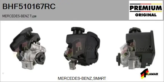 Hydraulic Pump, steering (BHF510167RC)