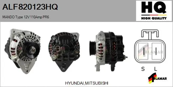 Alternator (ALF820123HQ)