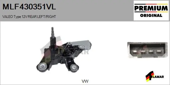 Wiper Motor (MLF430351VL)