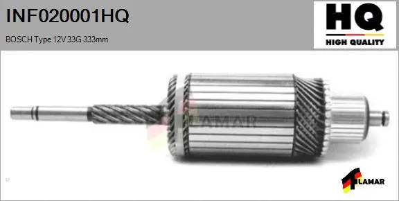 Armature, starter (INF020001HQ)