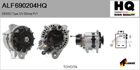 Alternator (ALF690204HQ)