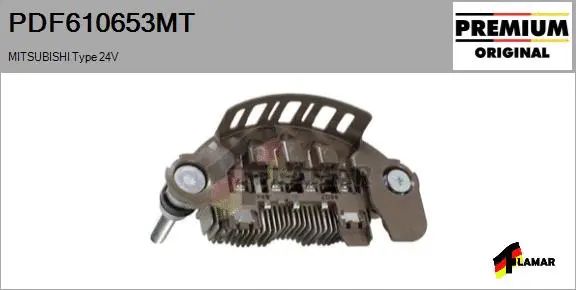 Rectifier, alternator (PDF610653MT)