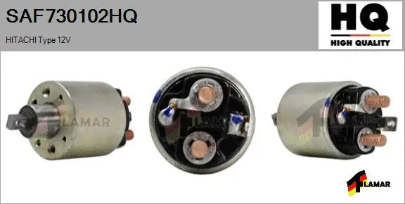 Solenoid Switch, starter (SAF730102HQ)