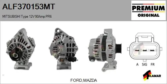Alternator (ALF370153MT)