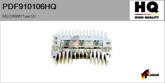 Rectifier, alternator (PDF910106HQ)