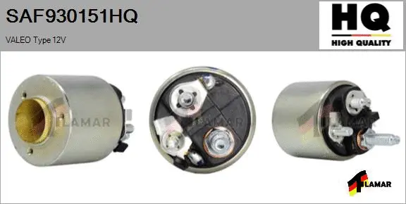 Solenoid Switch, starter (SAF930151HQ)