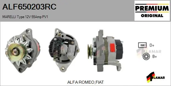 Alternator (ALF650203RC)