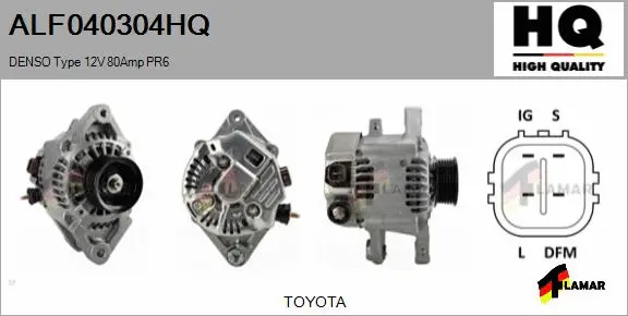 Alternator (ALF040304HQ)