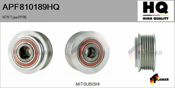 Belt Pulley, alternator (APF810189HQ)