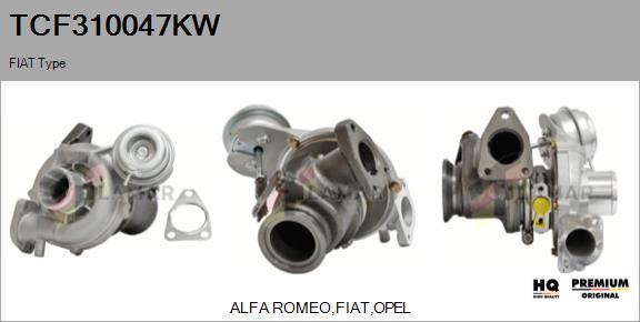 Charger, charging (supercharged/turbocharged) (TCF310047KW)