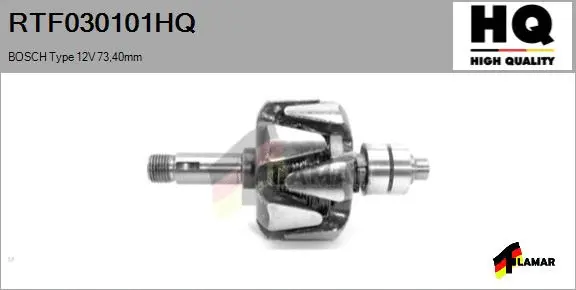 Rotor, alternator (RTF030101HQ)