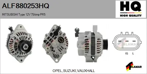 Alternator (ALF880253HQ)