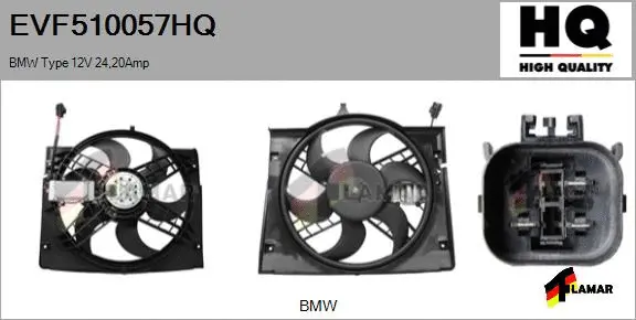 Electric Motor, radiator fan (EVF510057HQ)
