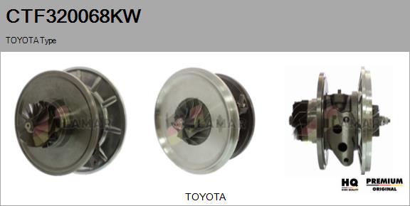 Core assembly, turbocharger (CTF320068KW)