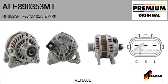 Alternator (ALF890353MT)