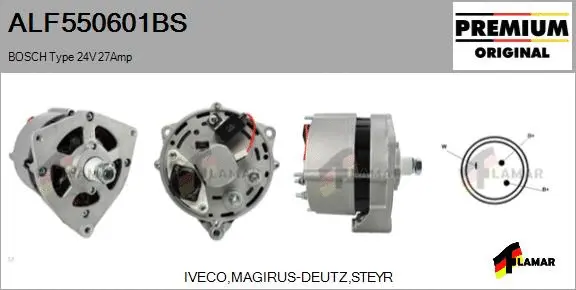 Alternator (ALF550601BS)