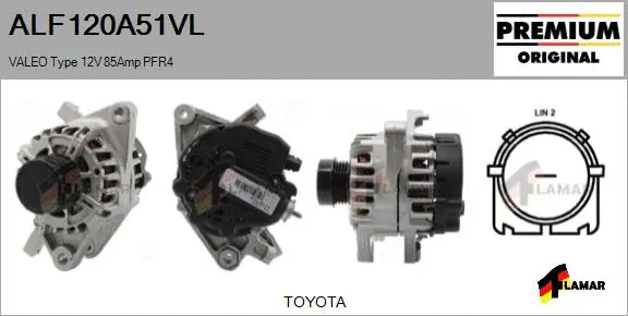Alternator (ALF120A51VL)