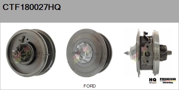 Core assembly, turbocharger (CTF180027HQ)