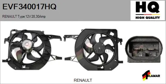 Electric Motor, radiator fan (EVF340017HQ)