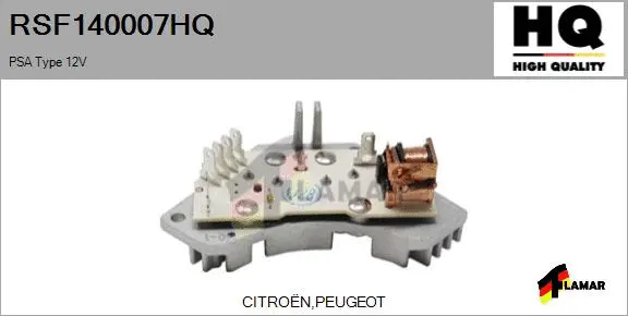 Resistor, interior blower (RSF140007HQ)