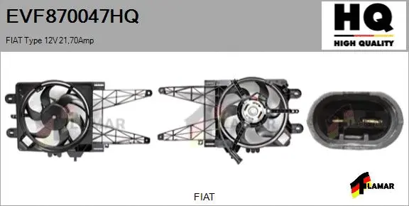 Electric Motor, radiator fan (EVF870047HQ)