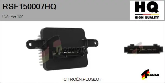 Resistor, interior blower (RSF150007HQ)