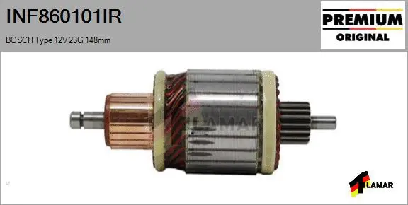 Armature, starter (INF860101IR)