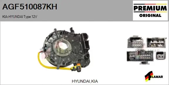 Clockspring, airbag (AGF510087KH)