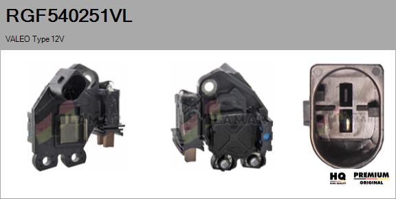 Alternator Regulator (RGF540251VL)