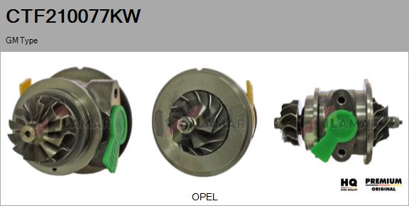 Core assembly, turbocharger (CTF210077KW)