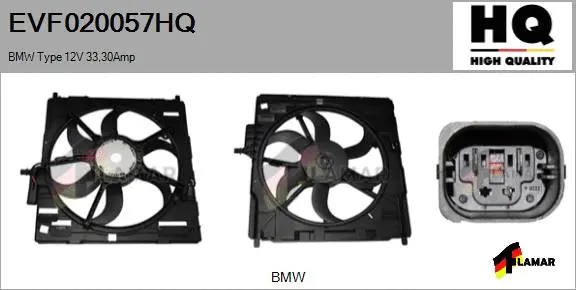 Electric Motor, radiator fan (EVF020057HQ)