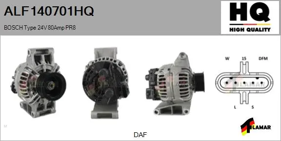 Alternator (ALF140701HQ)