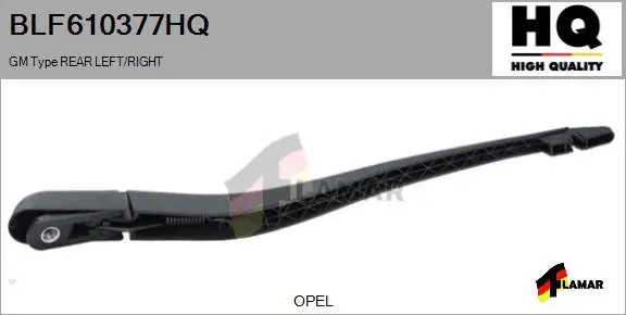 Wiper Arm, window cleaning (BLF610377HQ)