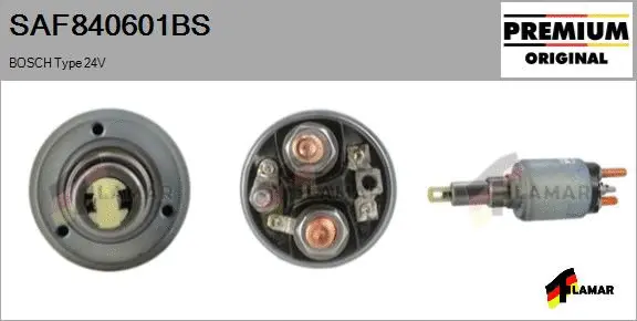 Solenoid Switch, starter (SAF840601BS)