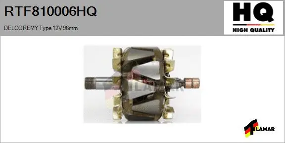 Rotor, alternator (RTF810006HQ)