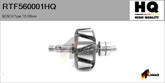 Rotor, alternator (RTF560001HQ)