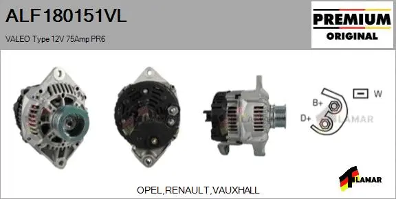 Alternator (ALF180151VL)