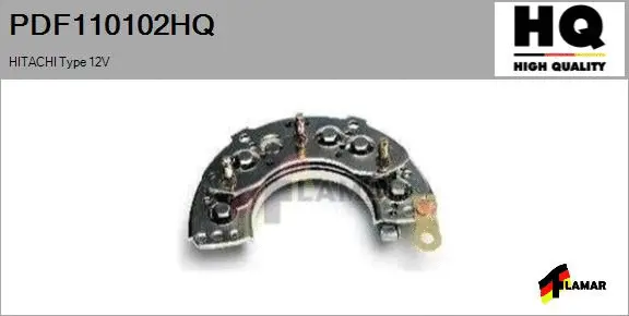 Rectifier, alternator (PDF110102HQ)