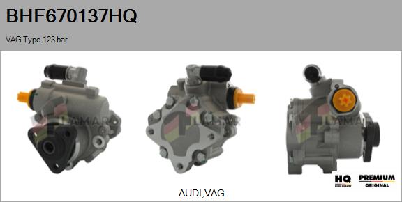 Hydraulic Pump, steering (BHF670137HQ)