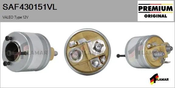 Solenoid Switch, starter (SAF430151VL)