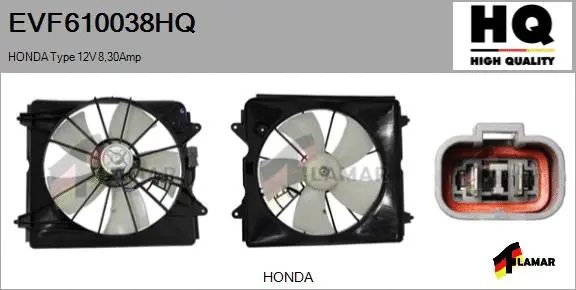 Electric Motor, radiator fan (EVF610038HQ)