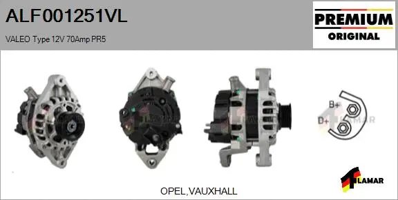 Alternator (ALF001251VL)