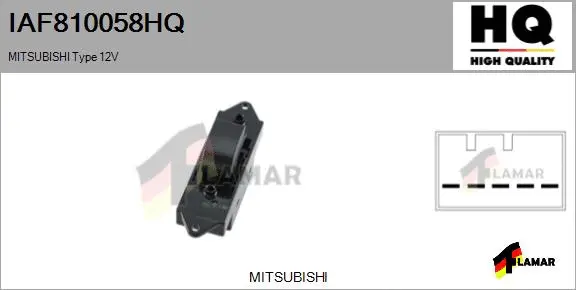 Switch, window regulator (IAF810058HQ)