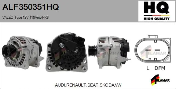 Alternator (ALF350351HQ)