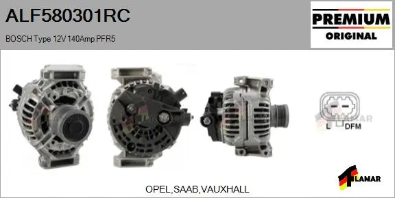 Alternator (ALF580301RC)